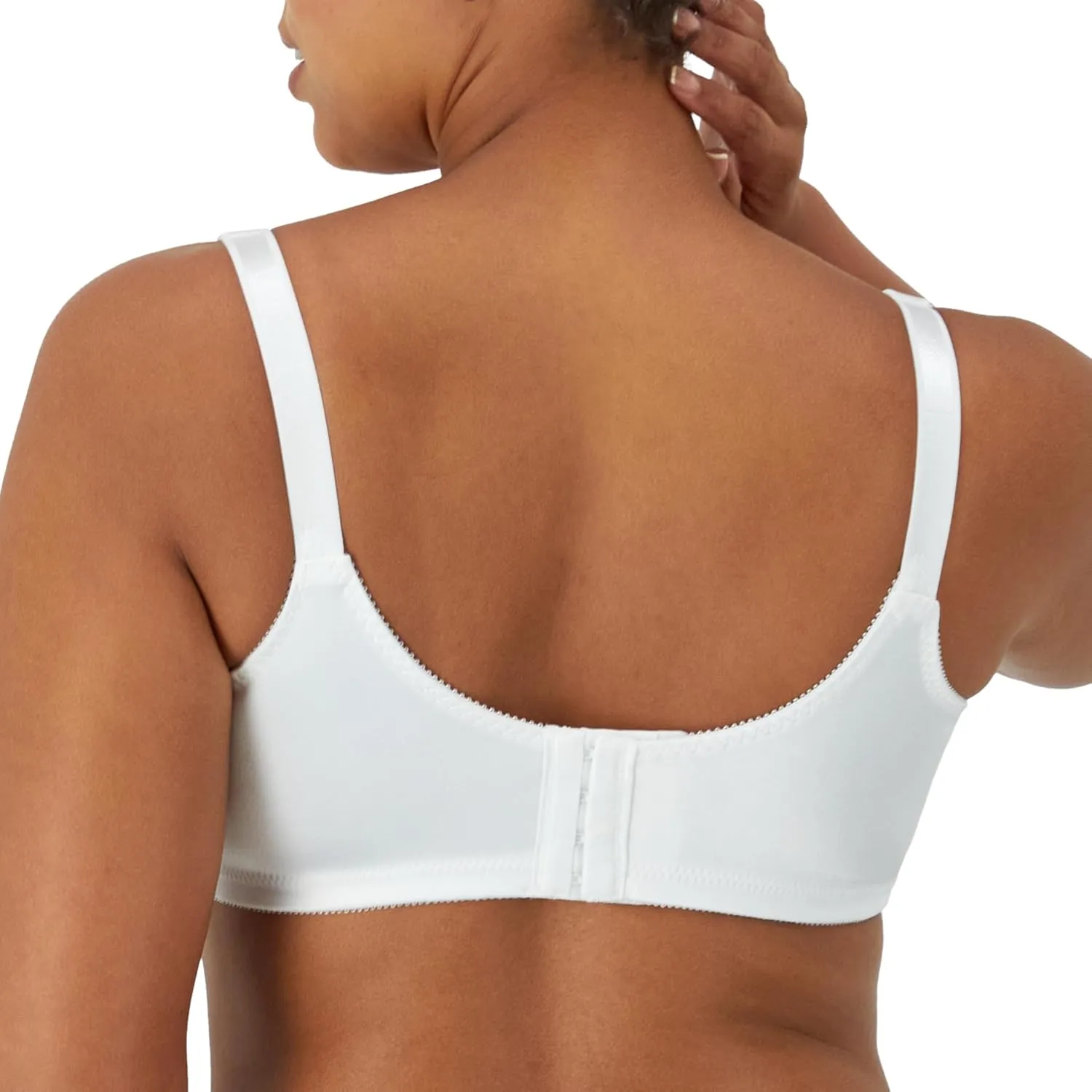 Bali Women's Double Support Wireless Bra, Comfortsoft Full-coverage Wirefree Bra, Df3820