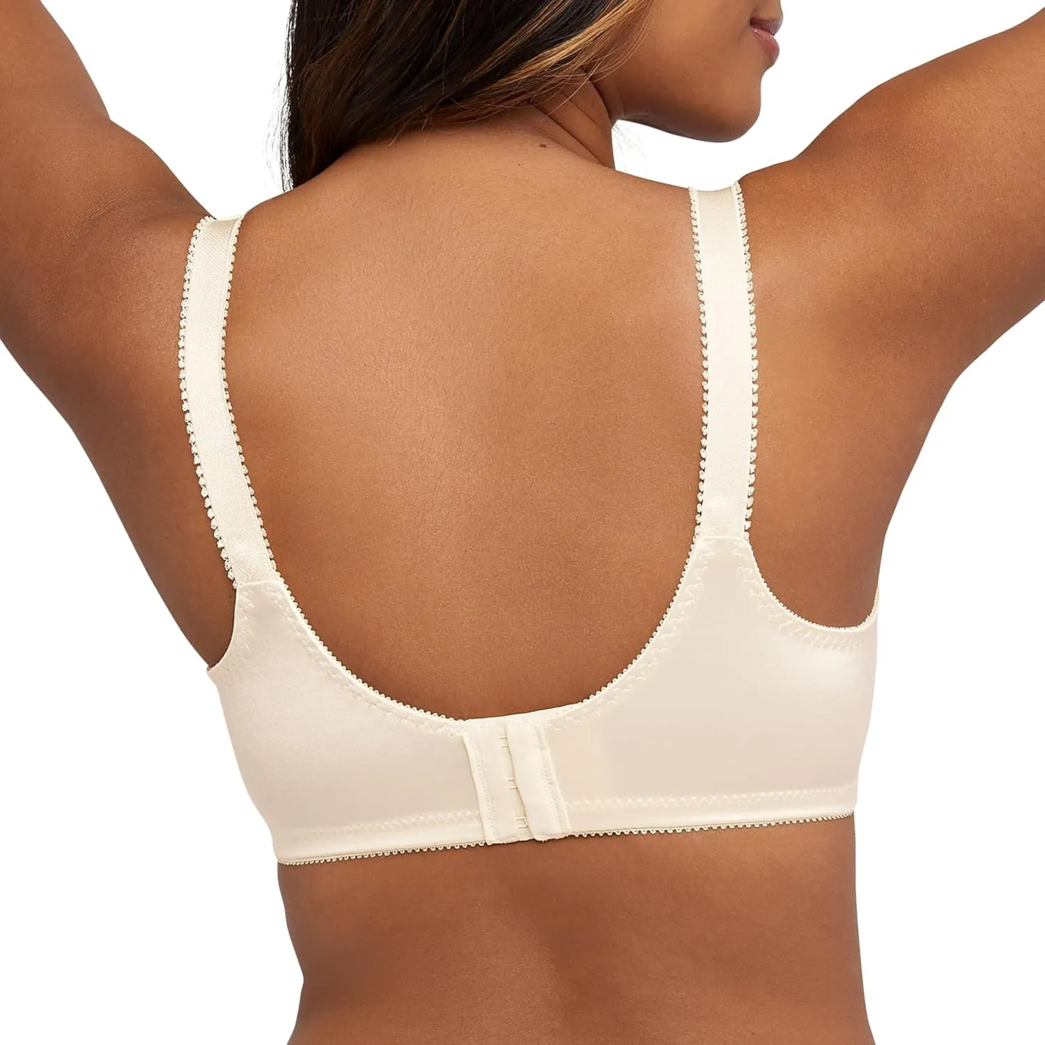 Bali Women's Double Support Wireless Bra, Comfortsoft Full-coverage Wirefree Bra, Df3820