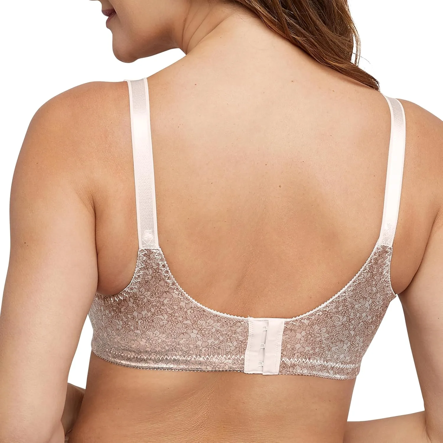 Bali Women's Double Support Wireless Bra, Comfortsoft Full-coverage Wirefree Bra, Df3820