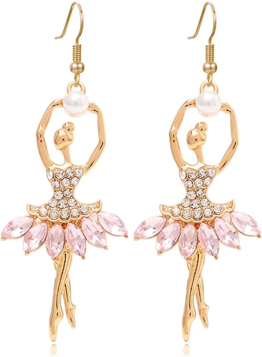 Ballerina Ballet Dancer Earrings for Women Sweet Elegant Dancing Ballet Earrings for Ballerina Earrings Christmas Gift