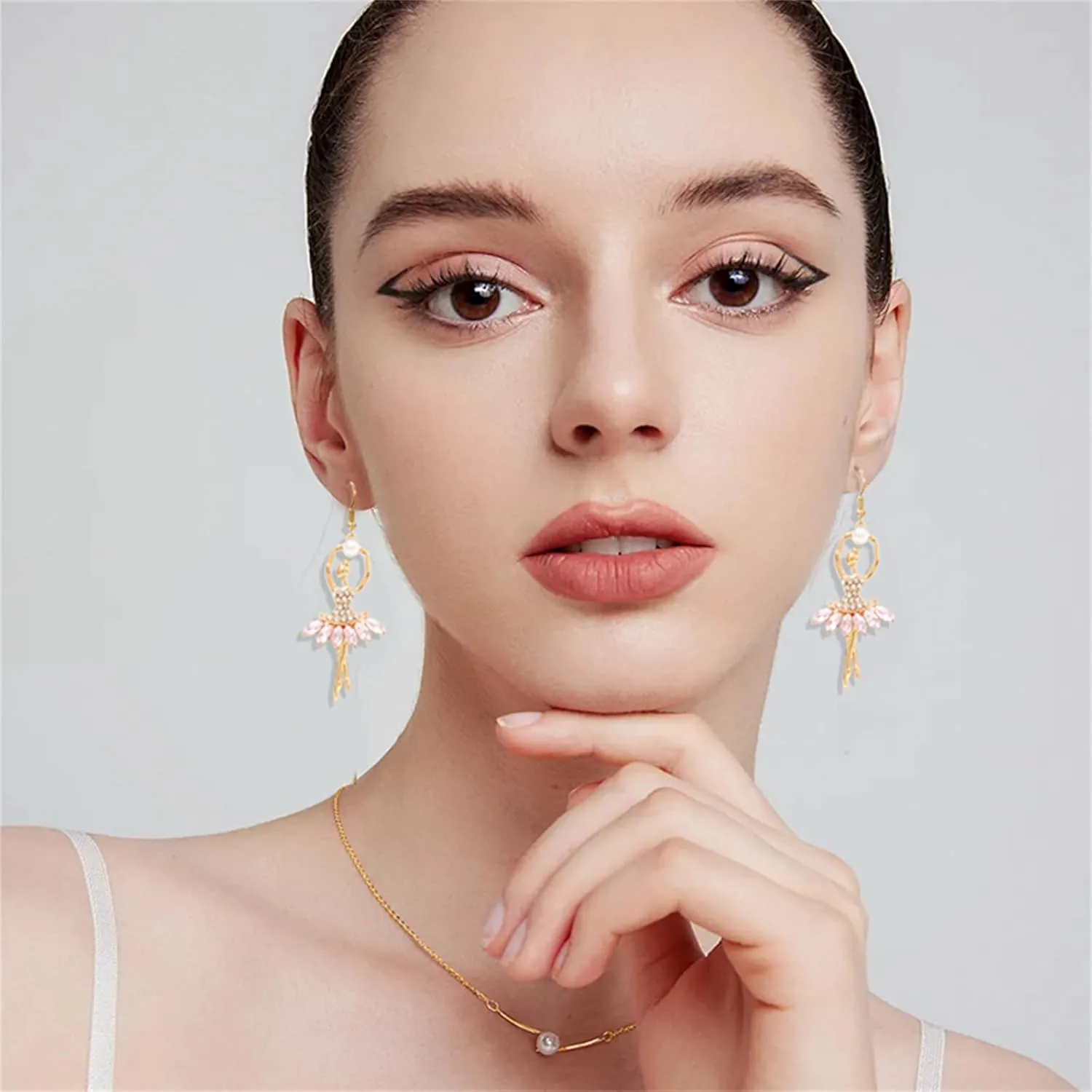 Ballerina Ballet Dancer Earrings for Women Sweet Elegant Dancing Ballet Earrings for Ballerina Earrings Christmas Gift
