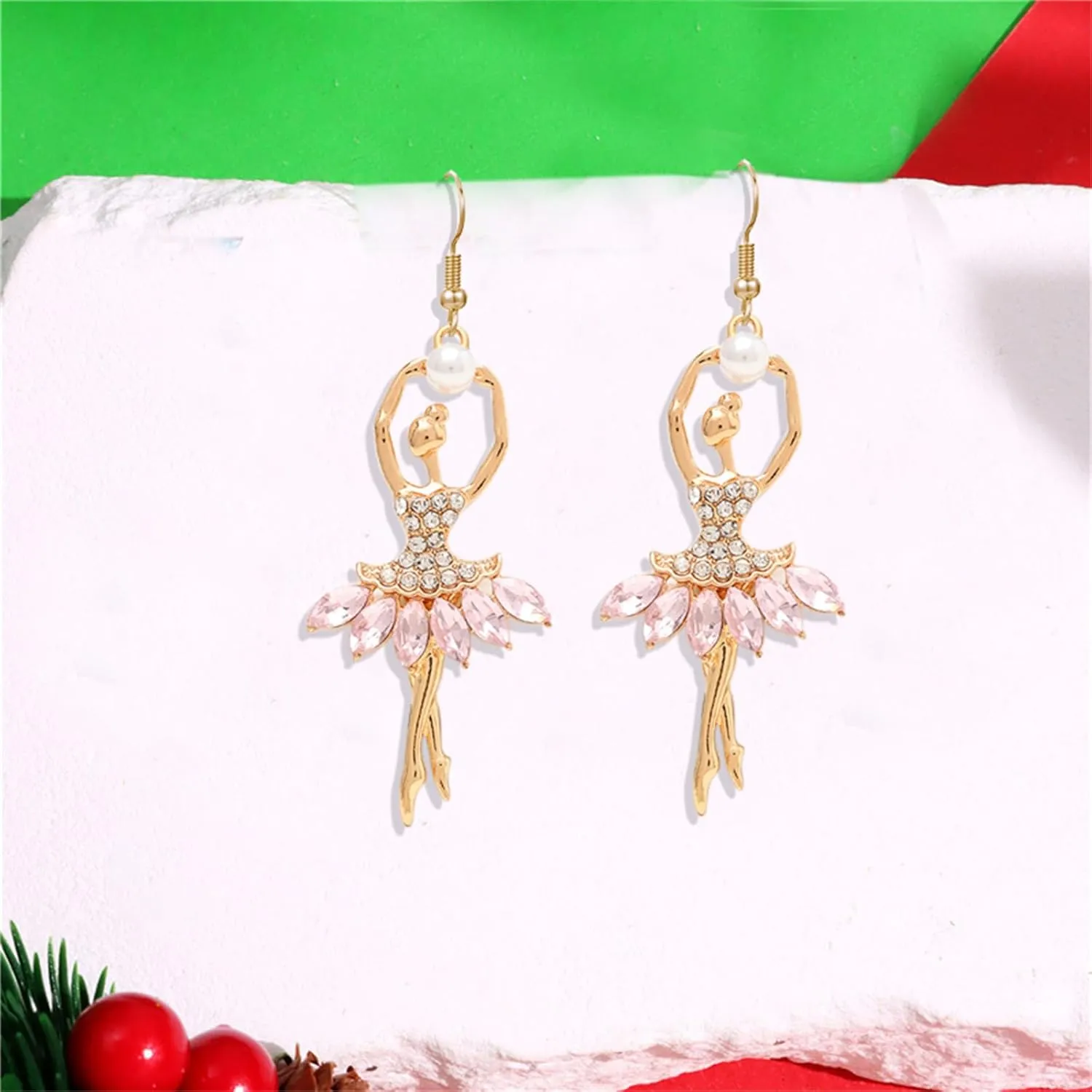Ballerina Ballet Dancer Earrings for Women Sweet Elegant Dancing Ballet Earrings for Ballerina Earrings Christmas Gift