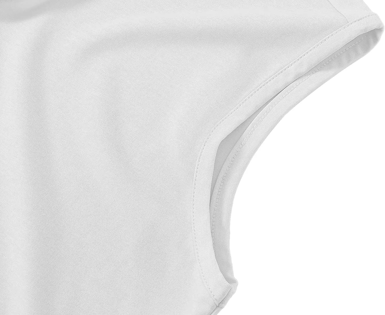 BGOWATU Women's Golf Polo T-Shirts Sleeveless V Neck Collarless Tennis Shirts UV Protection Quick Dry Lightweight