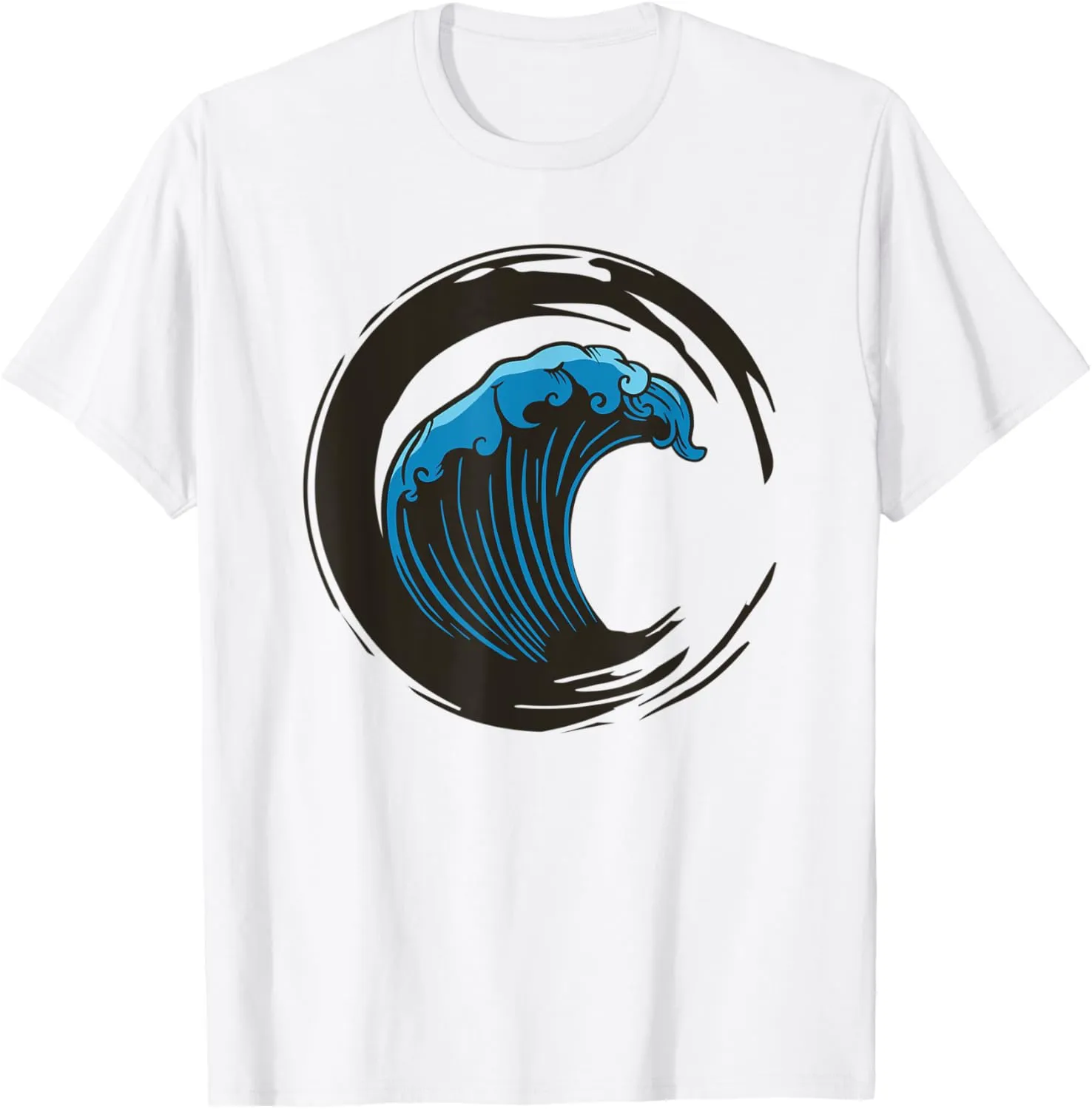 Brush Wave Ocean Water T-Shirt