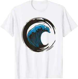 Brush Wave Ocean Water T-Shirt