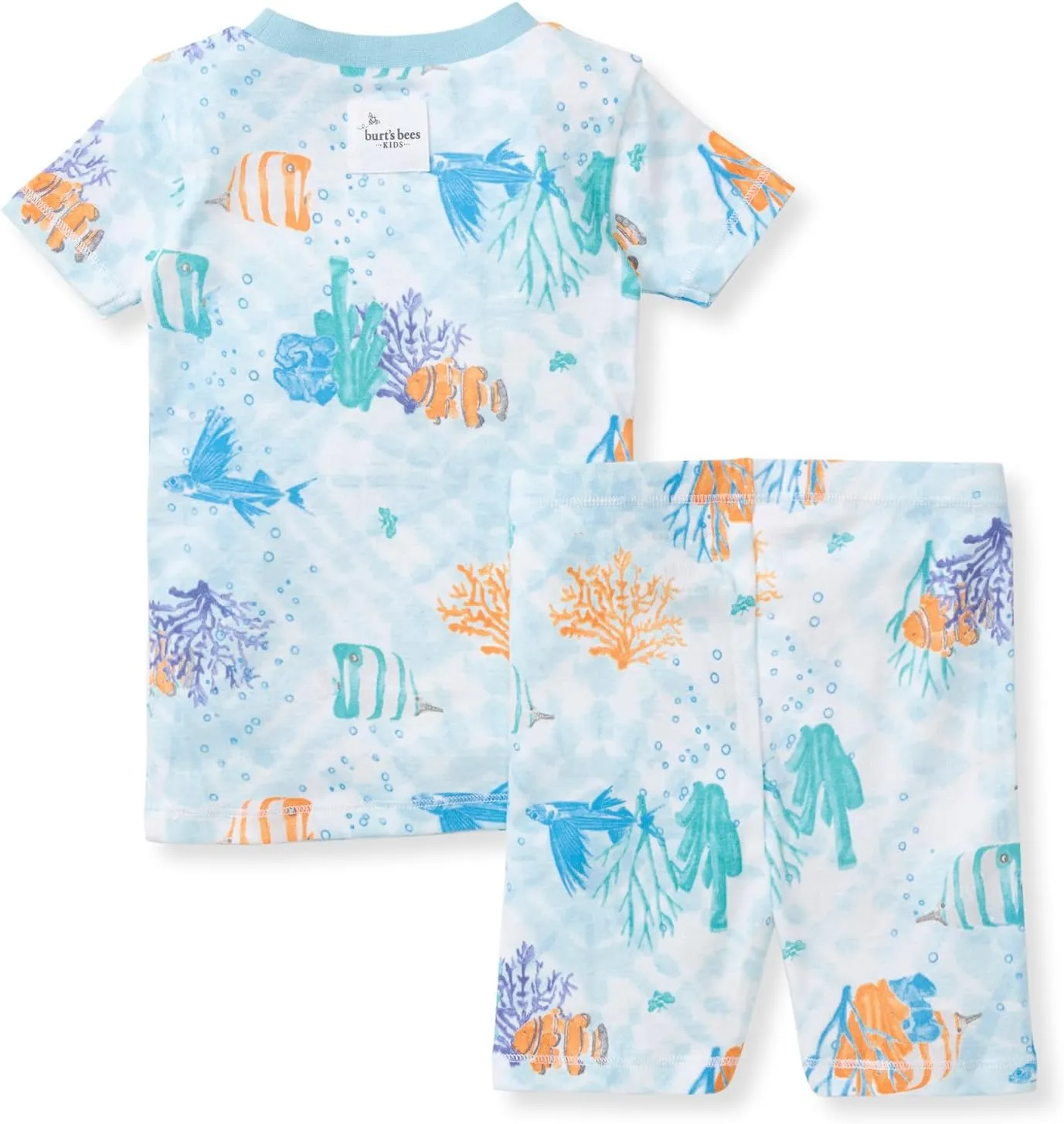 Burt's Bees Baby Baby Boys' Pajamas, Tee and Pant 2-Piece Pj Set, 100% Organic Cotton