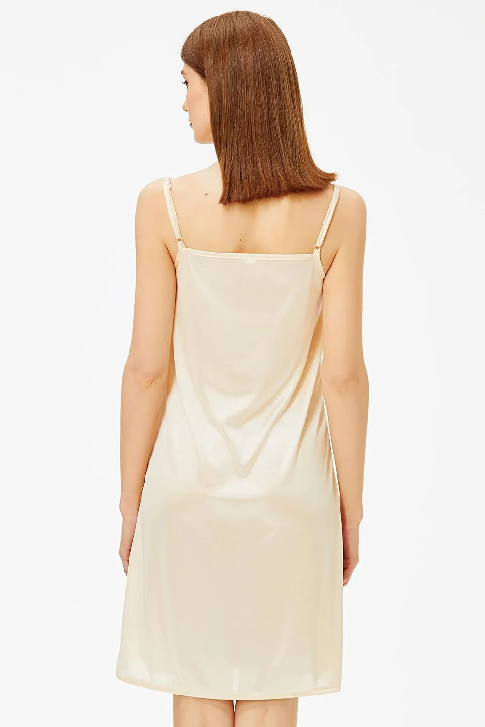 Coucoland Full Slip for Women - Adjustable Spaghetti Strap Cami Nightgown Womens Sleepwear Chemise