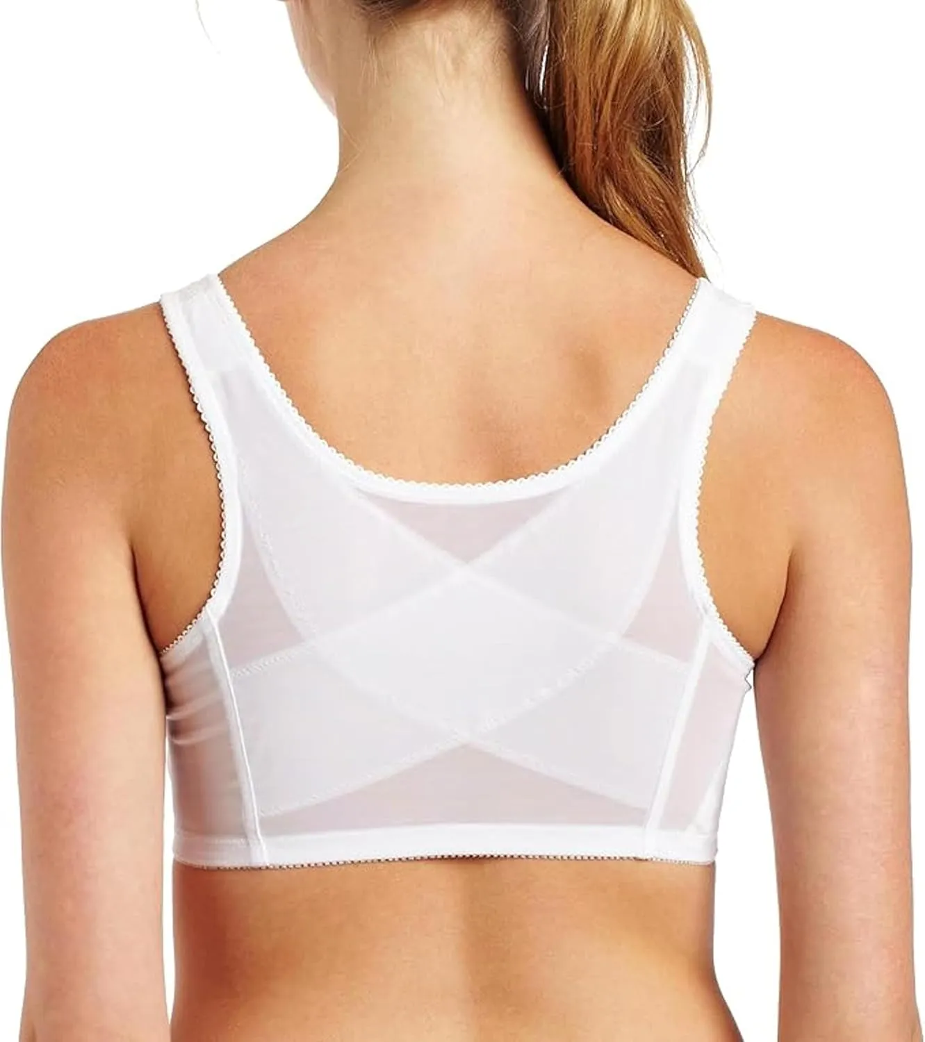 Exquisite Form 5100565 FULLY Lace Wireless Back & Posture Support Bra with Front Closure