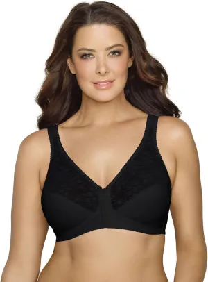 Exquisite Form 5100565 FULLY Lace Wireless Back & Posture Support Bra with Front Closure