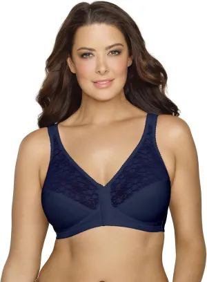 Exquisite Form 5100565 FULLY Lace Wireless Back & Posture Support Bra with Front Closure