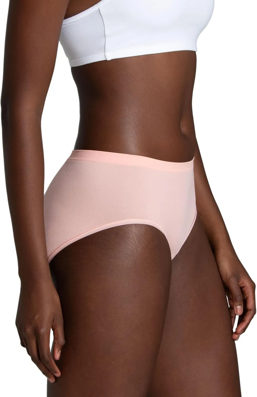 Fruit of the Loom Women's No Show Seamless Underwear, Amazing Stretch & No Panty Lines, Available in Plus Size
