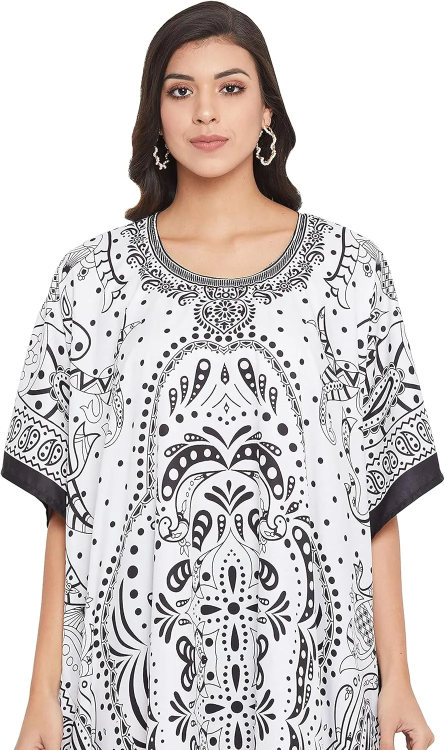 Gypsie Blu Ladies Kaftan Kimono Maxi Style Dress Plus Size Caftan Long Swimsuit Cover up Beach Dress for Women