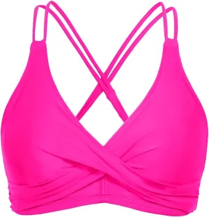 Holipick Women's Twist Front Bikini Tops - Push Up Bathing Suit Top Padded Swimsuit Top