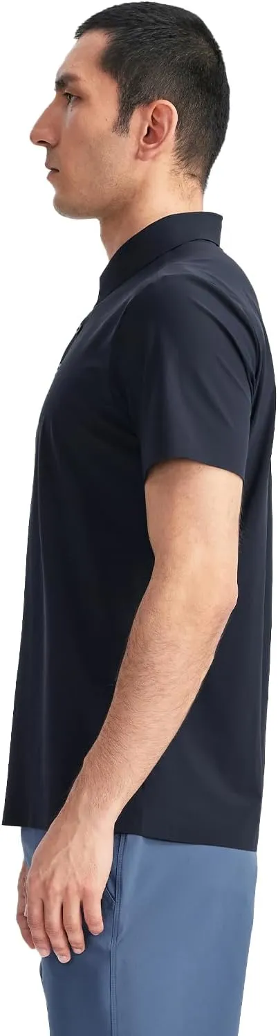 KAILAS Men's UPF 50  UV Sun Protection Short Sleeve Polo Shirts in Classic Fit