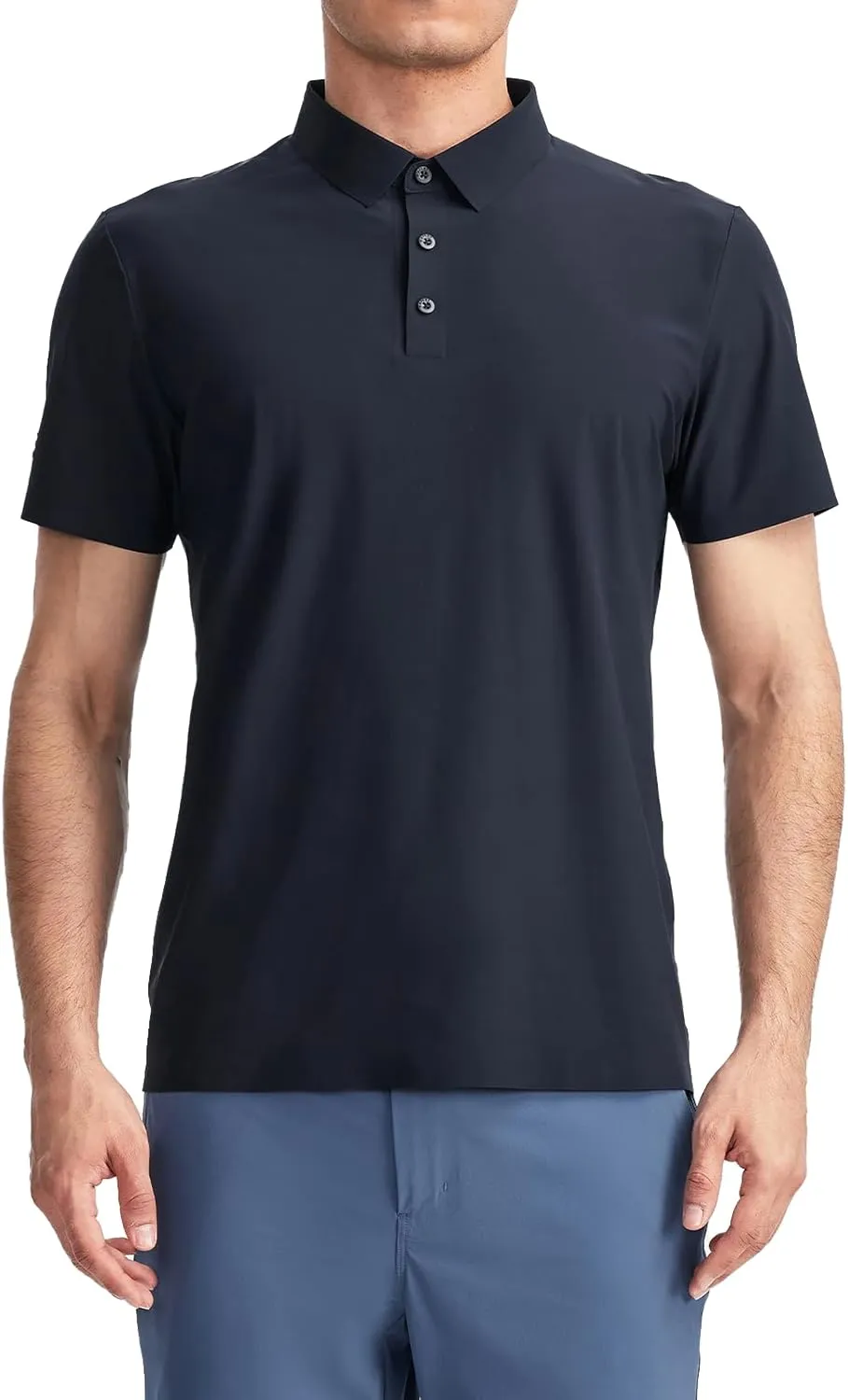 KAILAS Men's UPF 50  UV Sun Protection Short Sleeve Polo Shirts in Classic Fit