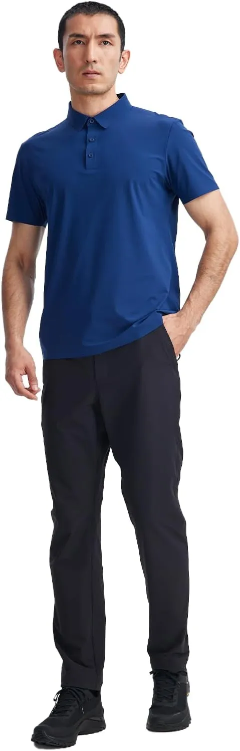 KAILAS Men's UPF 50  UV Sun Protection Short Sleeve Polo Shirts in Classic Fit