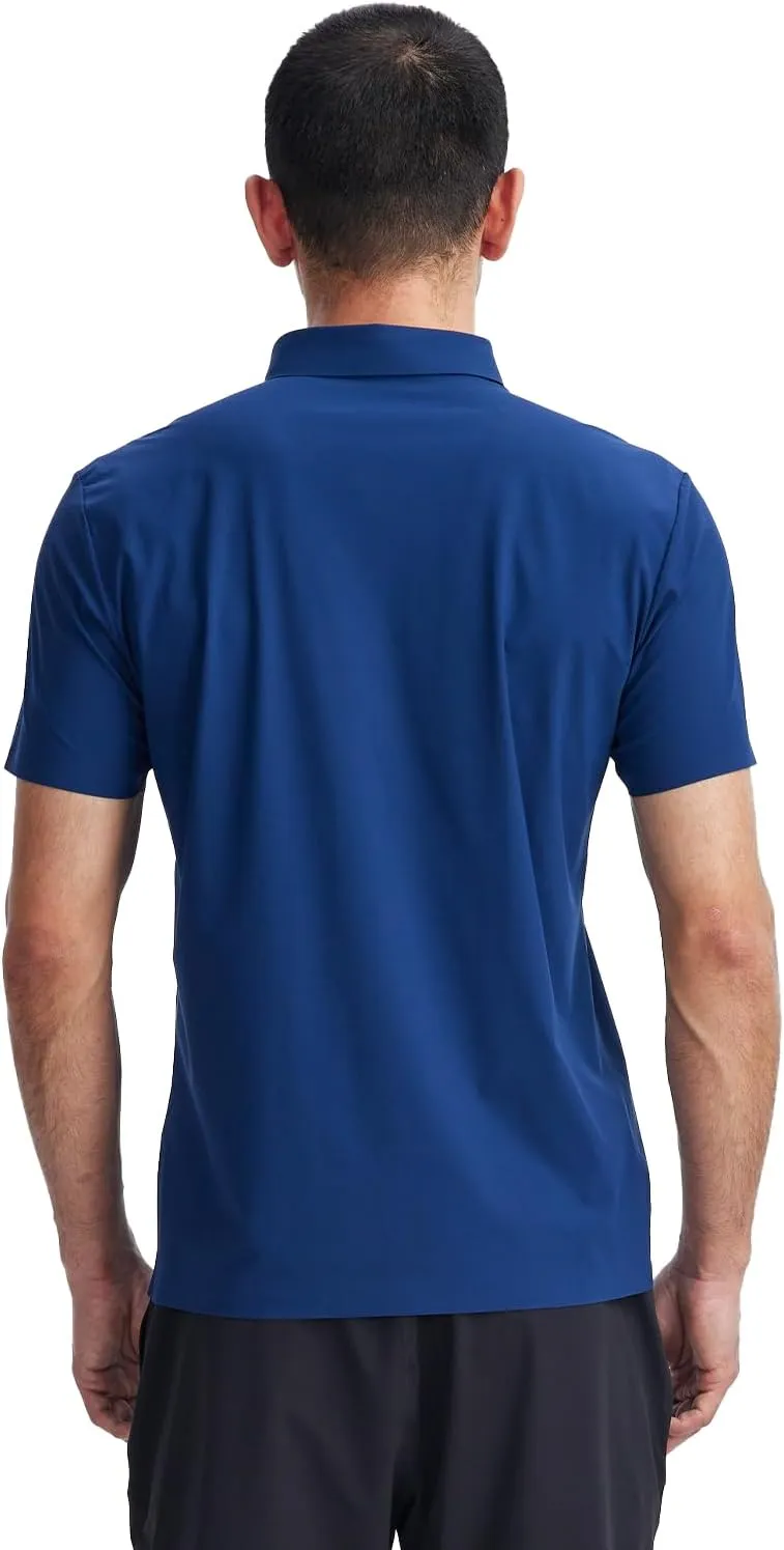 KAILAS Men's UPF 50  UV Sun Protection Short Sleeve Polo Shirts in Classic Fit