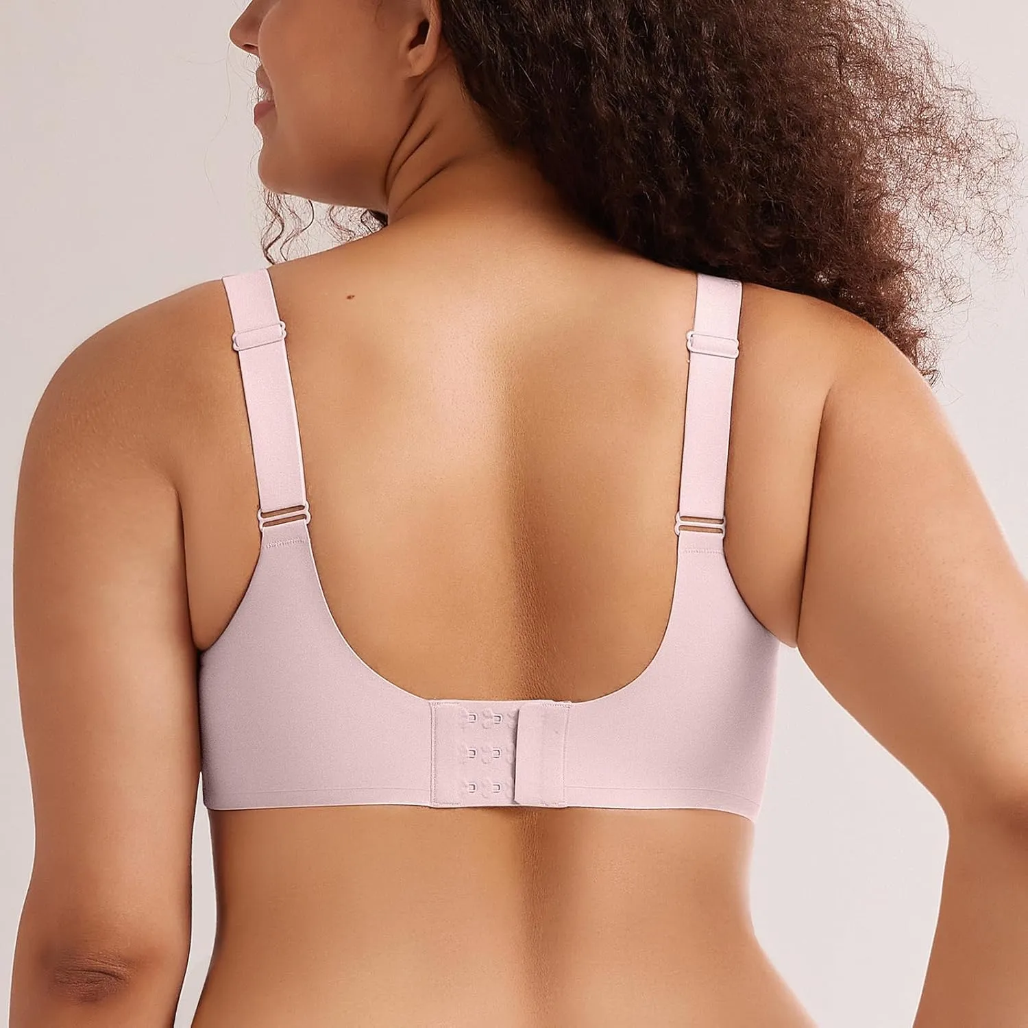 Lace V Seamless Bras for Women No Underwire Bralettes Push Up Wireless Supportive Full Coverage Everyday Bras
