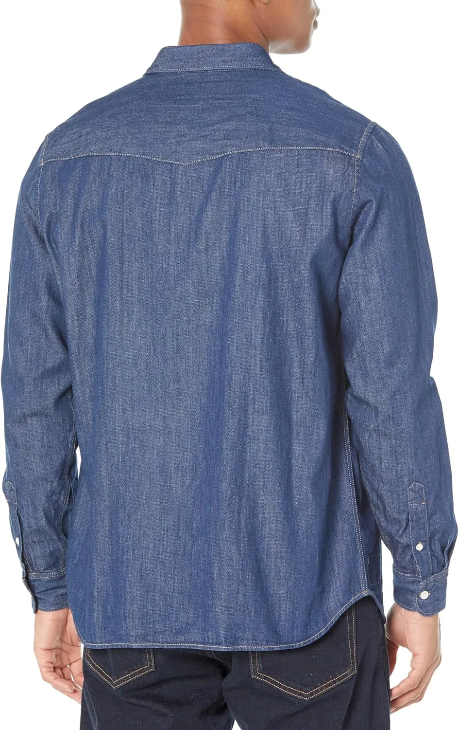 Lacoste Men's Regular Fit Organic Cotton Denim Shirt
