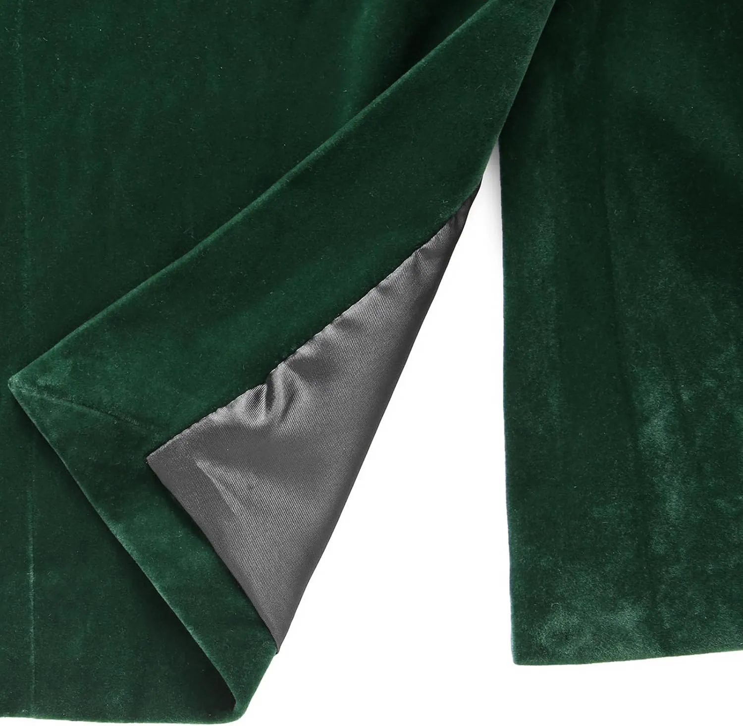Mens Velvet Blazer Slim Fit Suit Jacket for Men Peaked Lapel One Button Tuxedo Blazer Wedding Prom Dinner