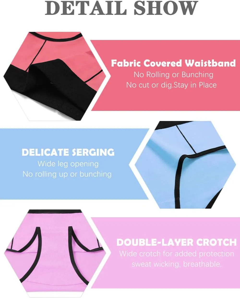 Molasus Women's Soft Cotton Briefs Ladies Mid-High Waisted Full Coverage Panties (Regular & Plus Size)