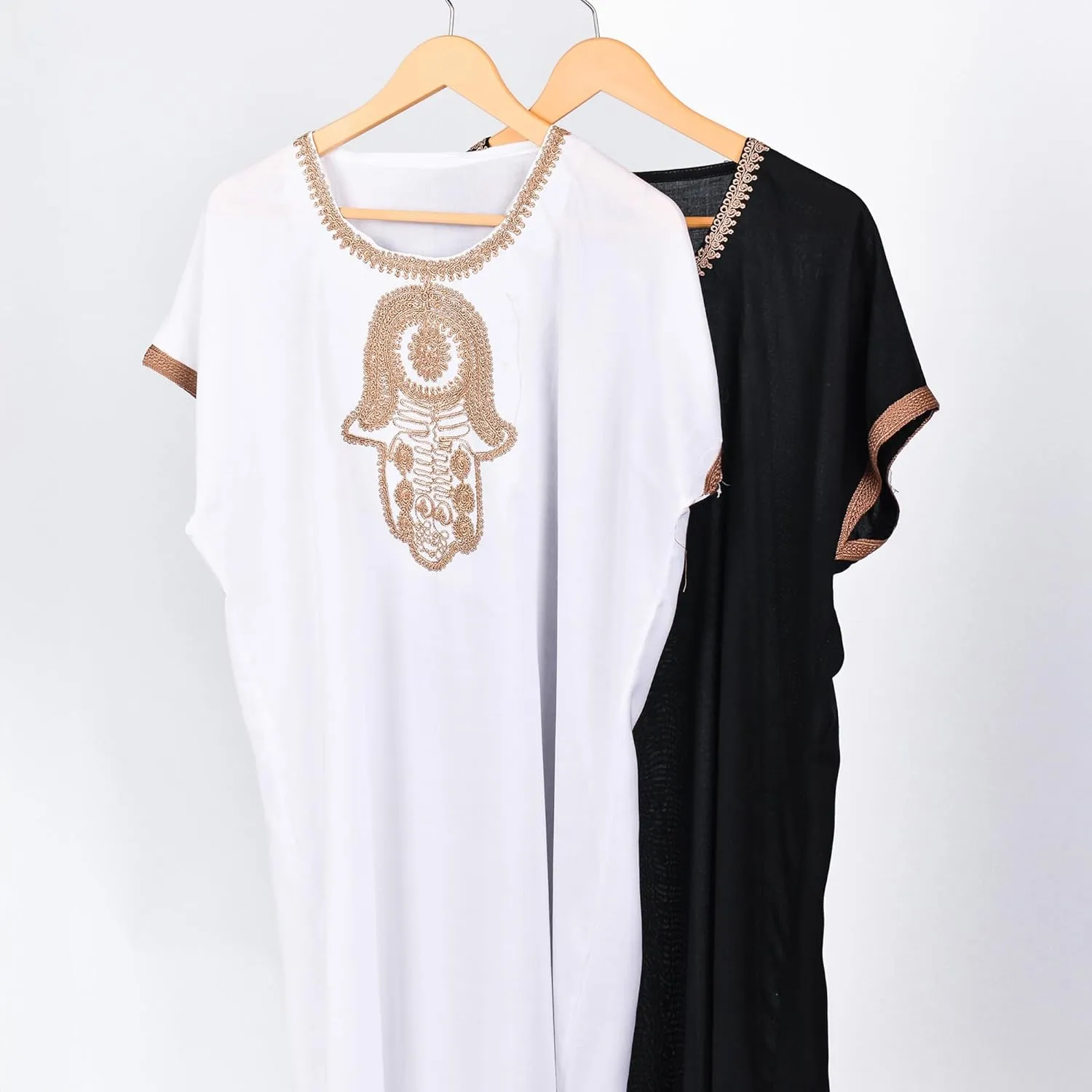 Moroccan Kaftan Dress  One Size Plus for Women as Loungewear, Beach Cover-Up, Bridal, Bridesmaid, Honeymoon & Daily Wear