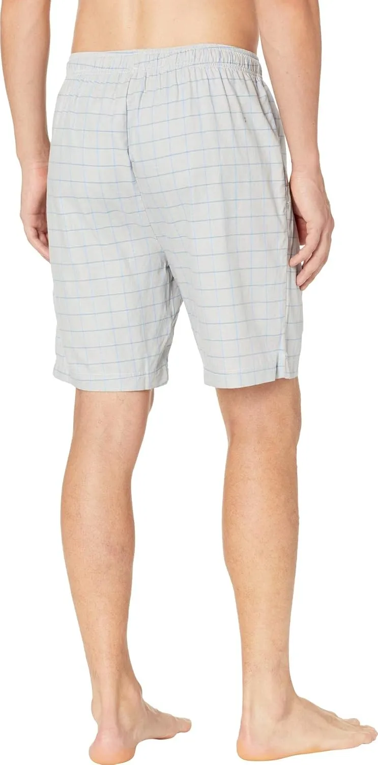 Nautica Men's Soft Woven 100% Cotton Elastic Waistband Sleep Pajama Short