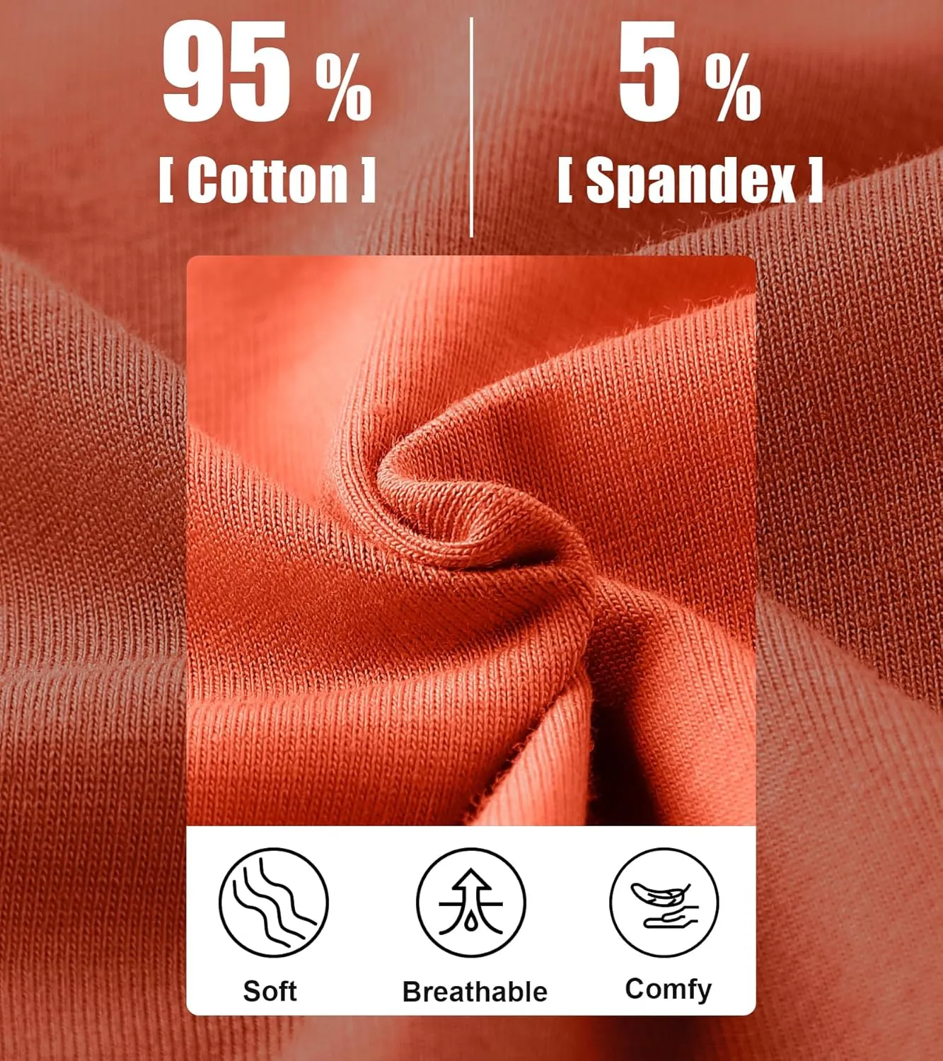OLIKEME Womens Underwear Cotton Hipster Panties Low Rise No Show Briefs Soft Stretch Breathable Ladies Panties 6 Pack