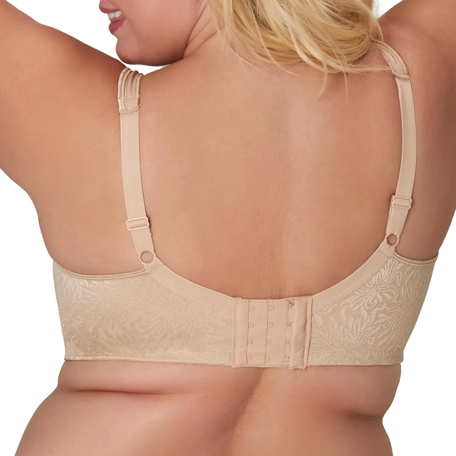 Playtex Women's Smoothing Wireless Bra, 18 Hour Plus-Size T-Shirt Bras Available, No Show, 4049