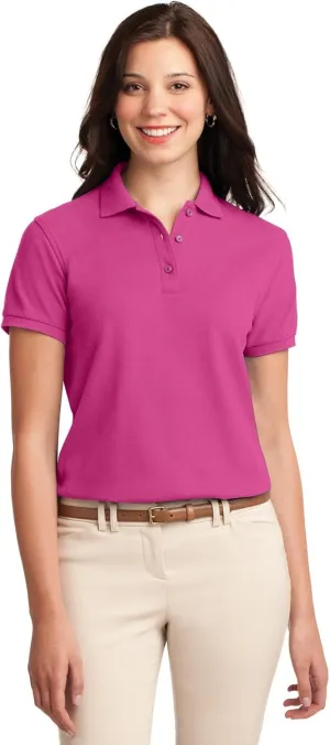 Port Authority Ladies Silk Touch Polo. L500