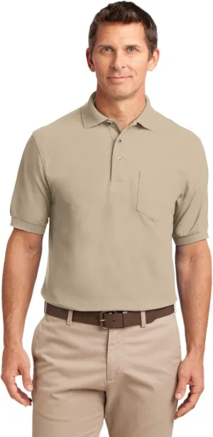 Port Authority Silk Touch Polo with Pocket