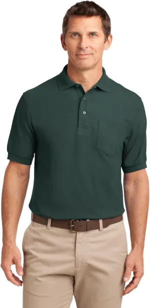 Port Authority Silk Touch Polo with Pocket