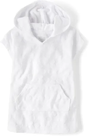 The Children's Place Girls' and Toddler Hooded Swim Coverup
