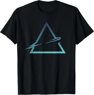 Triangle Geometric Gradient Artsy Geometry Abstract Art T-Shirt