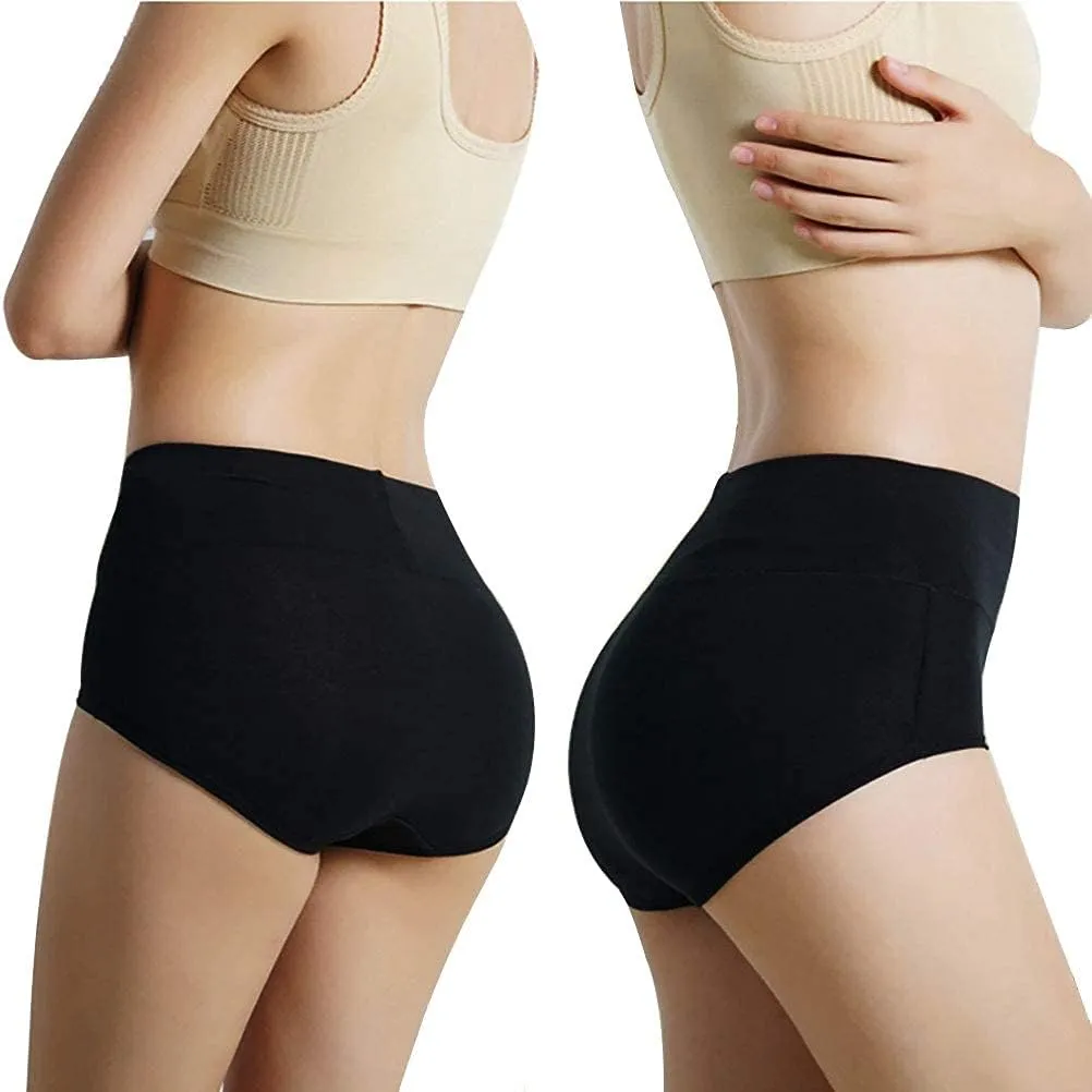 UMMISS Womens Underwear,Cotton High Waist Underwear for Women Full Coverage Soft Comfortable Briefs Panty Multipack