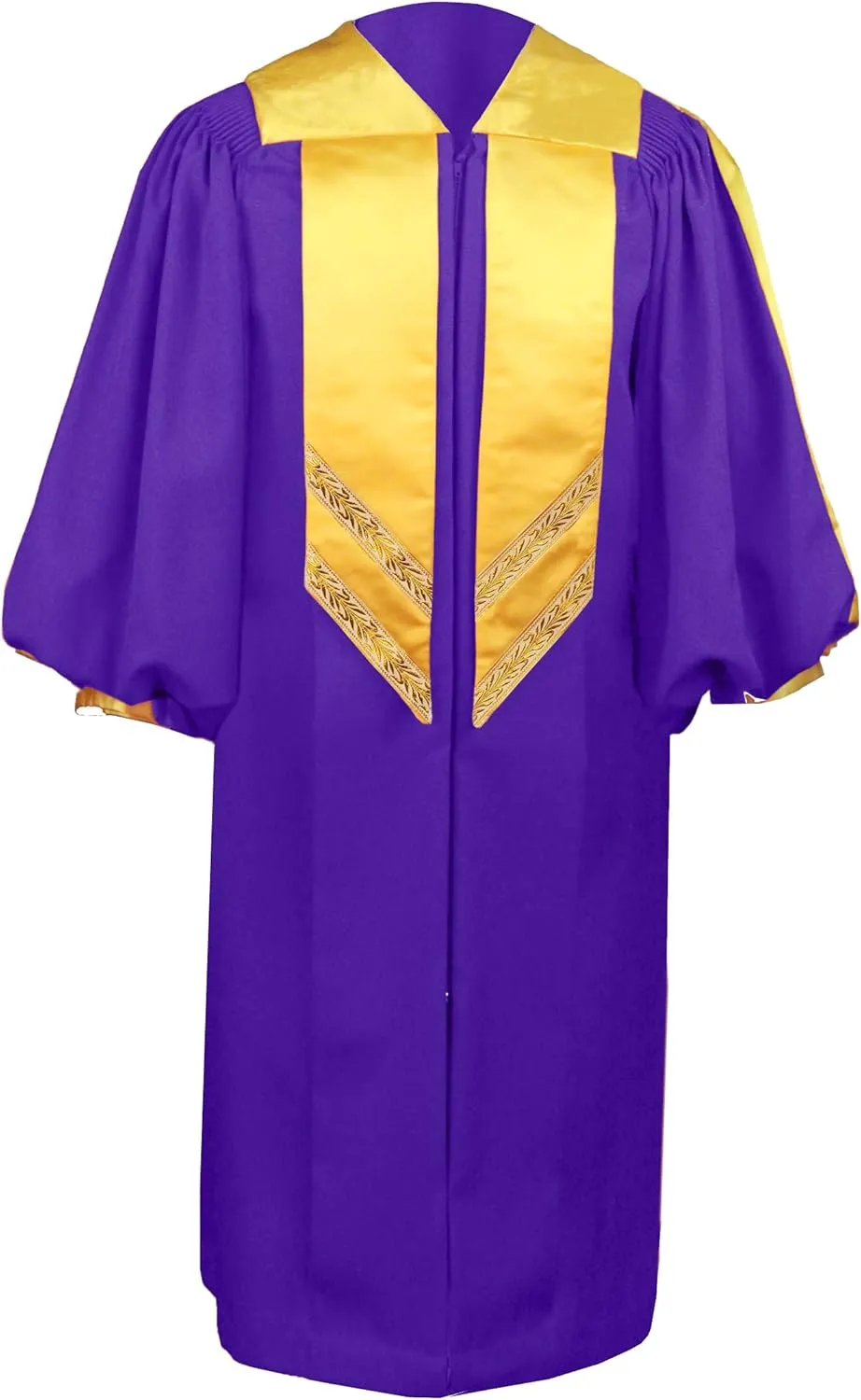 Unisex Adult Choir Robes Matte Finish for Baptisms with Cuff Sleeves