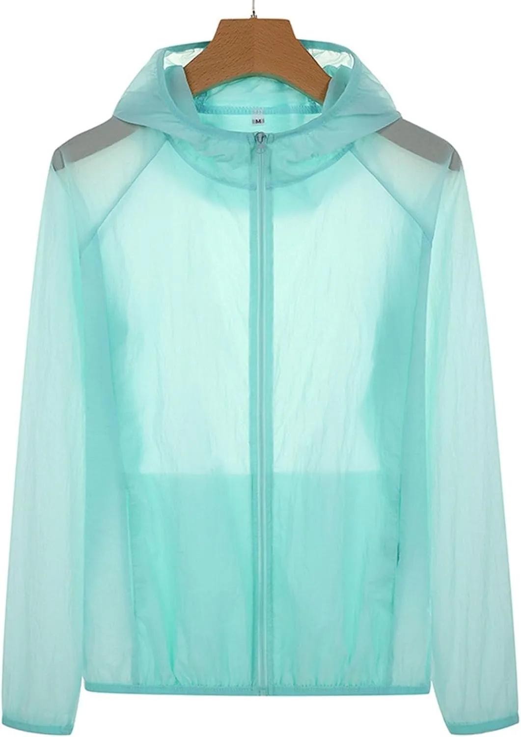 Unisex Sun Protection Jacket for Men & Women Full Zip Long Sleeve UV Hoodie Shirts Outdoor Athletic Jacket with Pocket