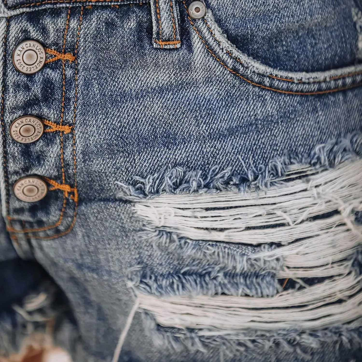 Women Ripped Denim Shorts Mid Rise Summer Hot Raw Hem Casual Jean Shorts Cut Off Distressed Trendy Short Pants