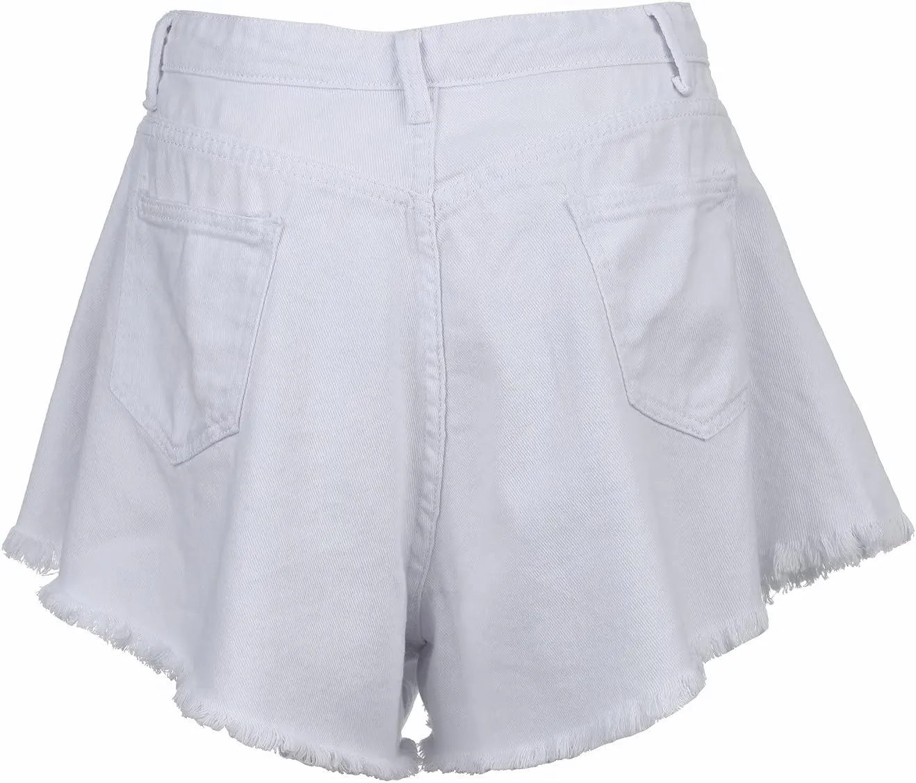 Womens Jean Shorts Wide Leg High Waisted Denim Shorts Frayed Raw Hem Ripped Jeans Stretchy Y2k Summer Hot Short Pants