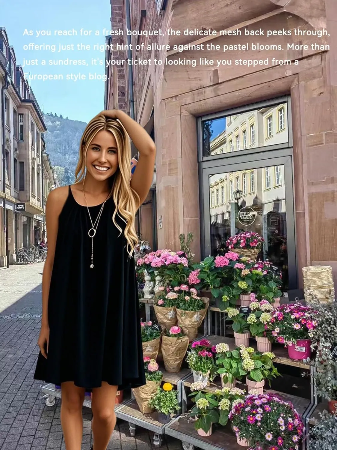 Women's Summer Casual Sundress Chiffon Sleeveless Tank Dress Beach Cover up